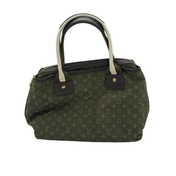 Louis Vuitton Mini Monogram Sac Mary Kate*Satchel*Green Denim - Picture 5 of 15